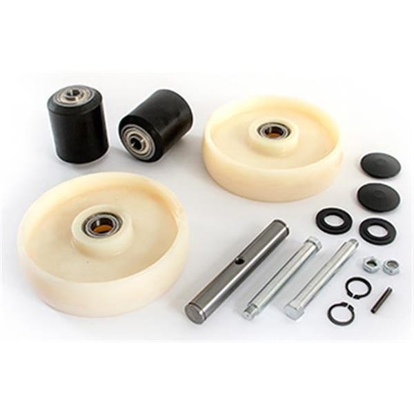 Lift-Rite Big Joe GWK-L55-CK L-55 Complete Wheel Kit for Manual Pallet Jack - Black GWK-L55-CK - main